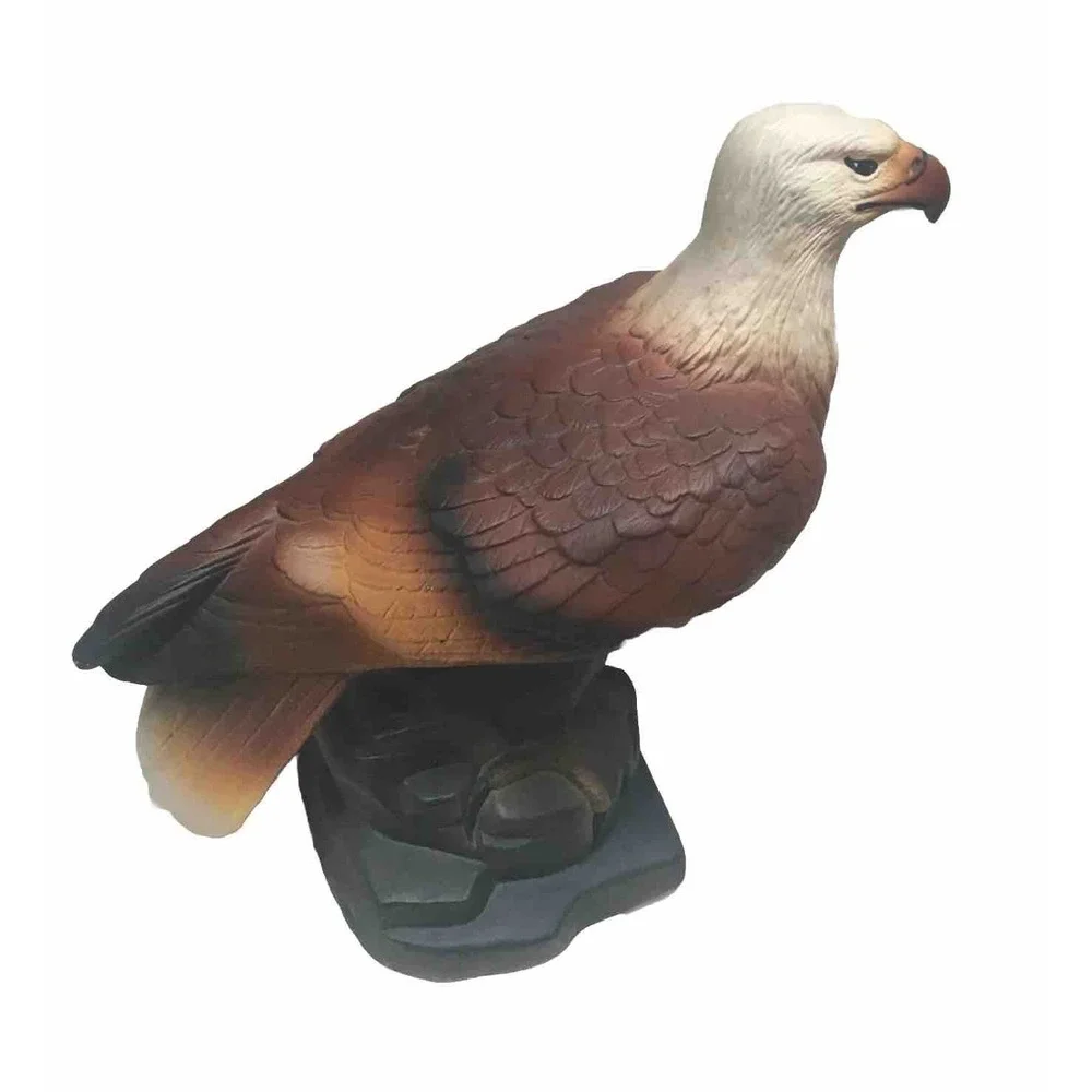 Beautiful American Bald Eagle Ceramic Statue 11